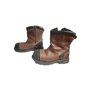 Thorogood 804-4440 Mens BROWN GEN-Flex2 8” Pull-On Work Boots 10.5 W Safety Toe